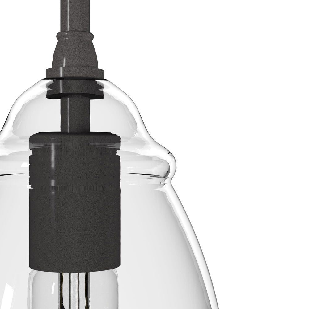 Hunter Dunshire 5.25&quot; 1-Light Mini Pendant with Clear Shade in Noble Bronze, , large