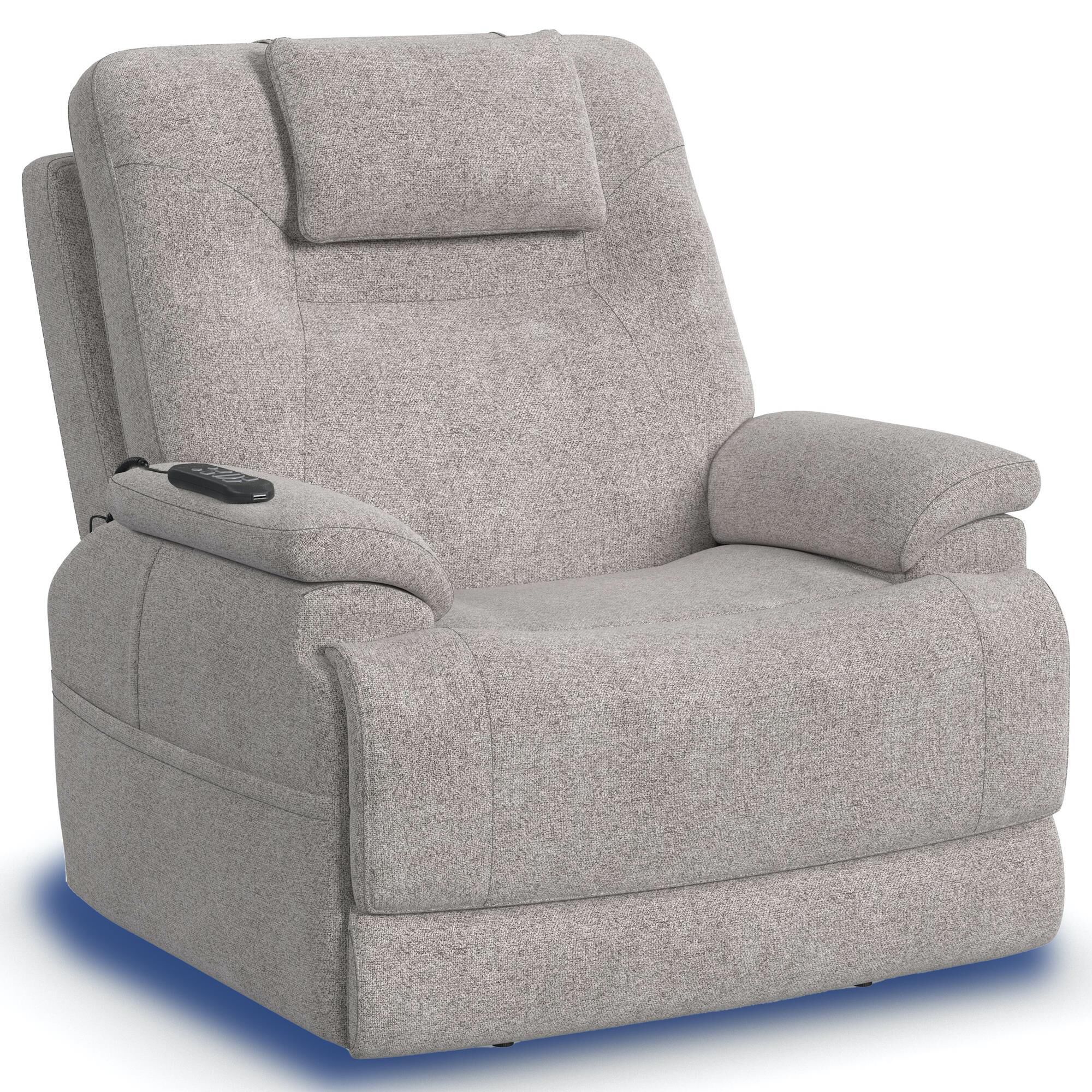 Flexsteel Zecliner Model 2 Power Recliner in Dove
