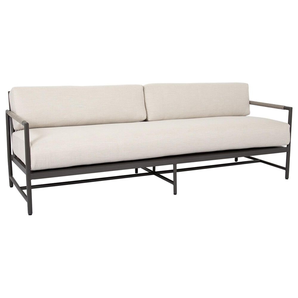 Sunset West Pietra Patio Sofa with Cushion in Echo Ash, , large
