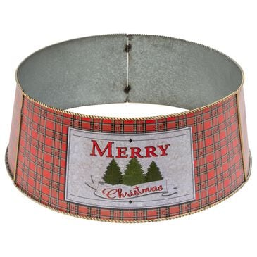 The Gerson Company Merry Christmas Tree Collar in Red, , large