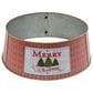 The Gerson Company Merry Christmas Tree Collar in Red, , large