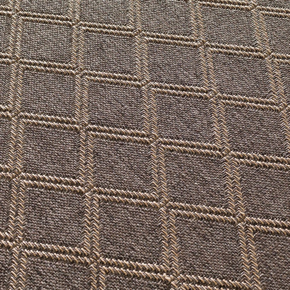 Central Oriental Santorini Diamond 5&#39;3&quot; x 7&#39;7&quot; Pebble and Natural Area Rug, , large