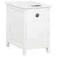 Linon Home Decor Birkdale Accent Table with USB Port in White, , large