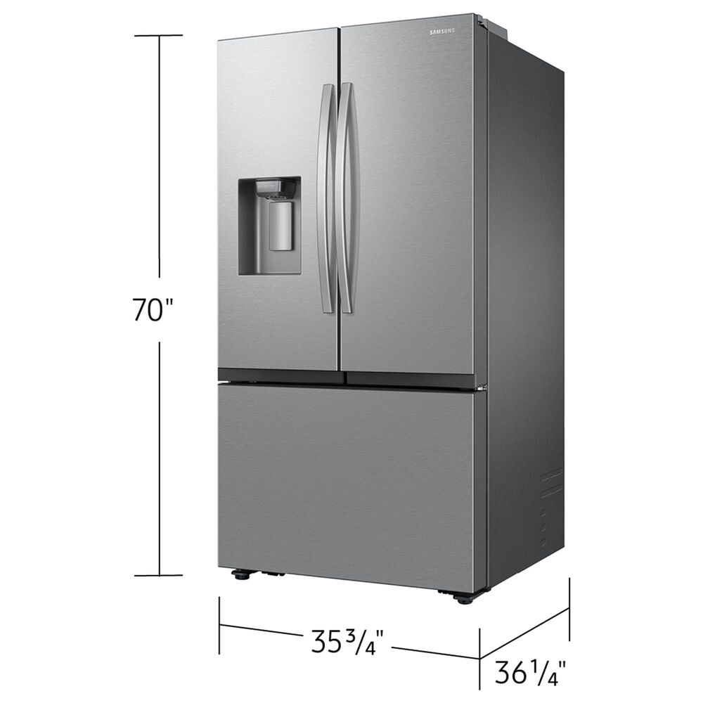 Samsung Bespoke AI 30.5 Cu. Ft. French Door Refrigerator in Fingerprint Resistant Stainless Steel, , large