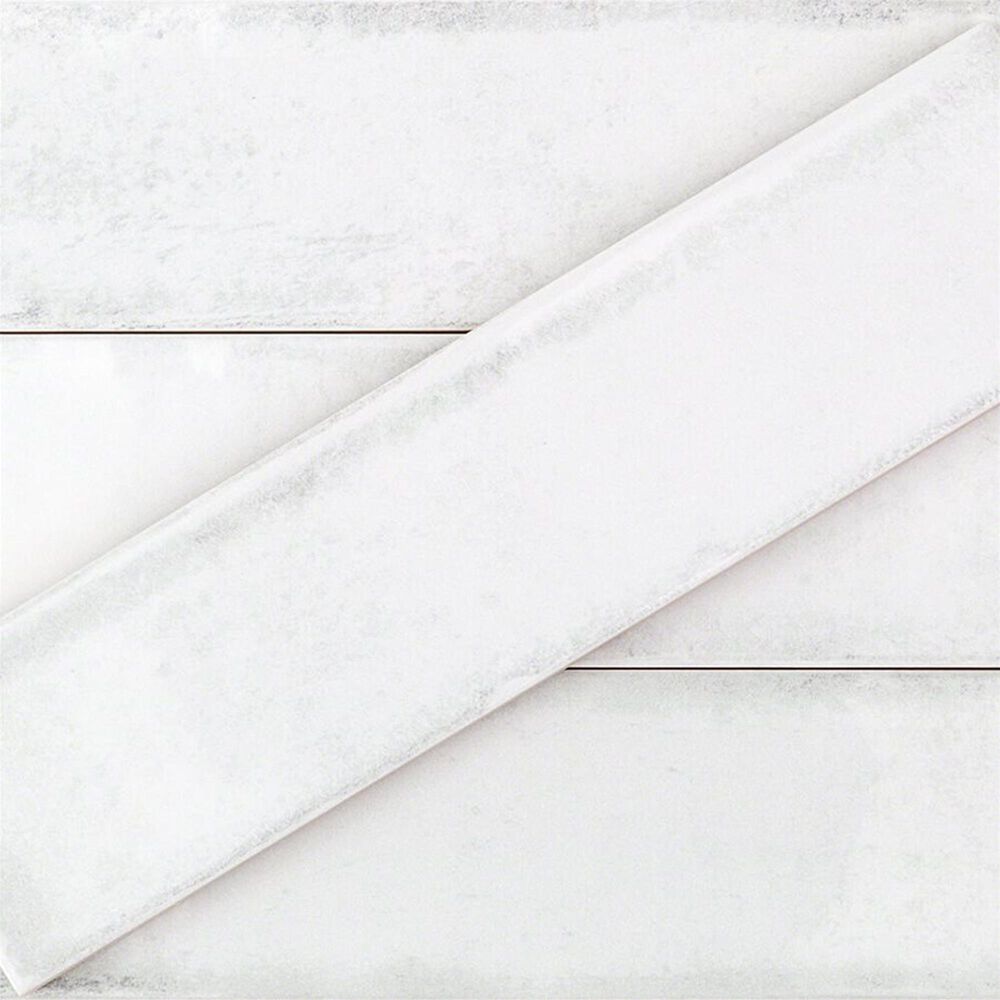 Soho Studio Alchimia White 3&quot; x 12&quot; Ceramic Tile, , large