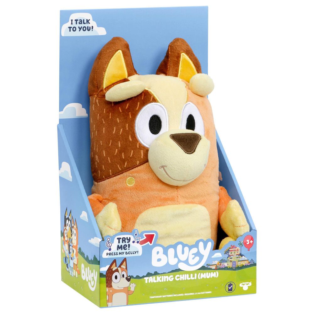 Bluey 14" Sound Effects Talking Plush - Chilli (Mum), , large