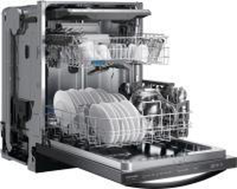 Frigidaire Gallery 24&quot; Built-In Bar Handle Dishwasher with CleanBoost in Black Stainless Steel, , large