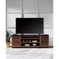 Ashley Kallari 84" XL TV Stand in Warm Brown and Matte Black, , large