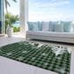 Dalyn Rug Company Wonderland WN32 5" x 7"6" Green Indoor/Outdoor Area Rug, , large