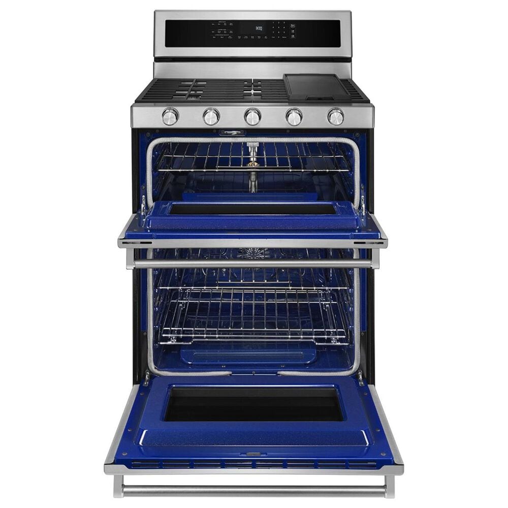 KitchenAid 6.0 Cu. Ft. Freestanding Gas Double Oven Range, , large