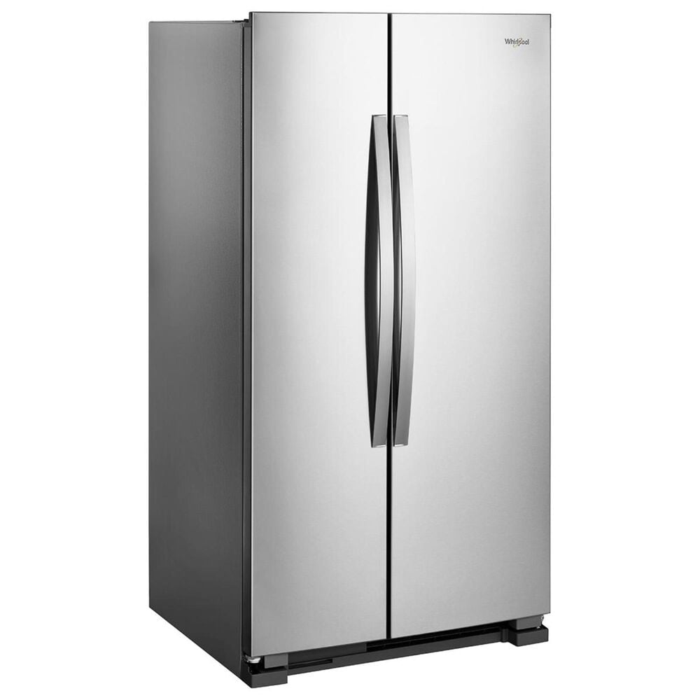 Whirlpool 22 Cu. Ft. Wide Side by Side Refrigerator in Stainless Steel, , large
