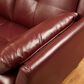 Furniture of America Crowder 2-Piece Stationary Right Facing Sectional in Mahogany Red, , large