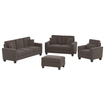 Bush Stockton 4-Piece Living Room Set in Chocolate Brown, , large