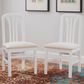 Linon Home Decor Pamela Side Chair in Bright White (Set of 2), , large