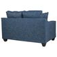 J Cooper USA Galaxy Stationary Loveseat in Azure, , large