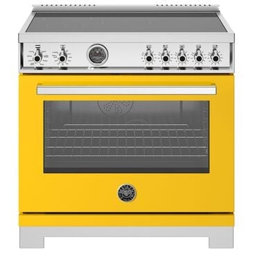 Bertazzoni Professional 5.7 Cu.Ft. Induction Range with Convection and Self-Cleaning in Giallo, , large