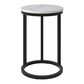CorLiving Side Table in Black and White, , large