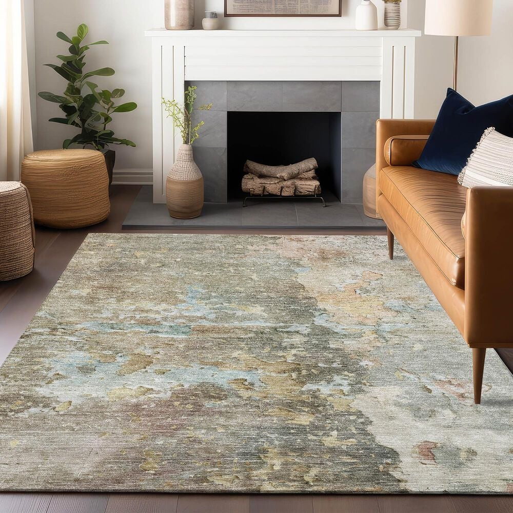 Dalyn Rug Company Ravenna RN3 8&#39; x 10&#39; Brown Area Rug, , large