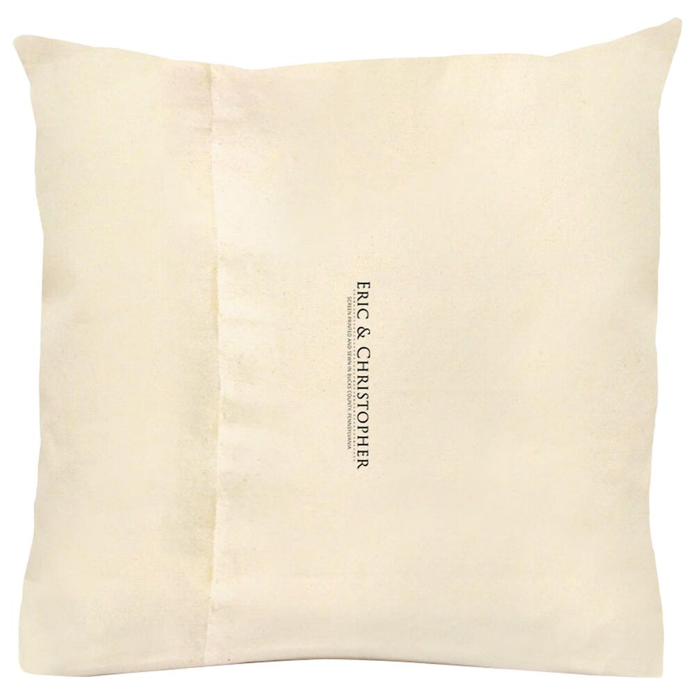 Eric &amp; Christopher Dogs Golden Retriever 20&quot; x 20&quot; Throw Pillow in Natural, , large