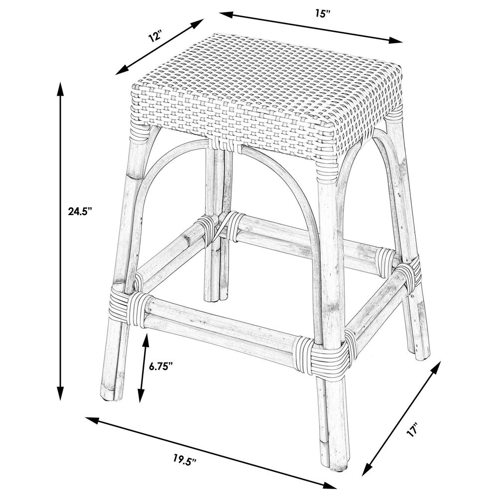 Butler Robias Counter Stool in Blue, , large