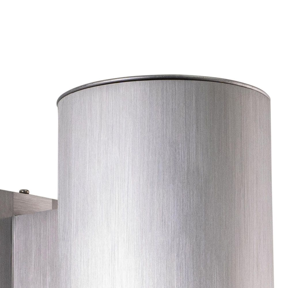 Vaxcel Chiasso 1-Light Outdoor Wall Sconce in Satin Aluminum, , large