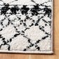Safavieh Tulum 10" x 14" Ivory and Black Area Rug, , large
