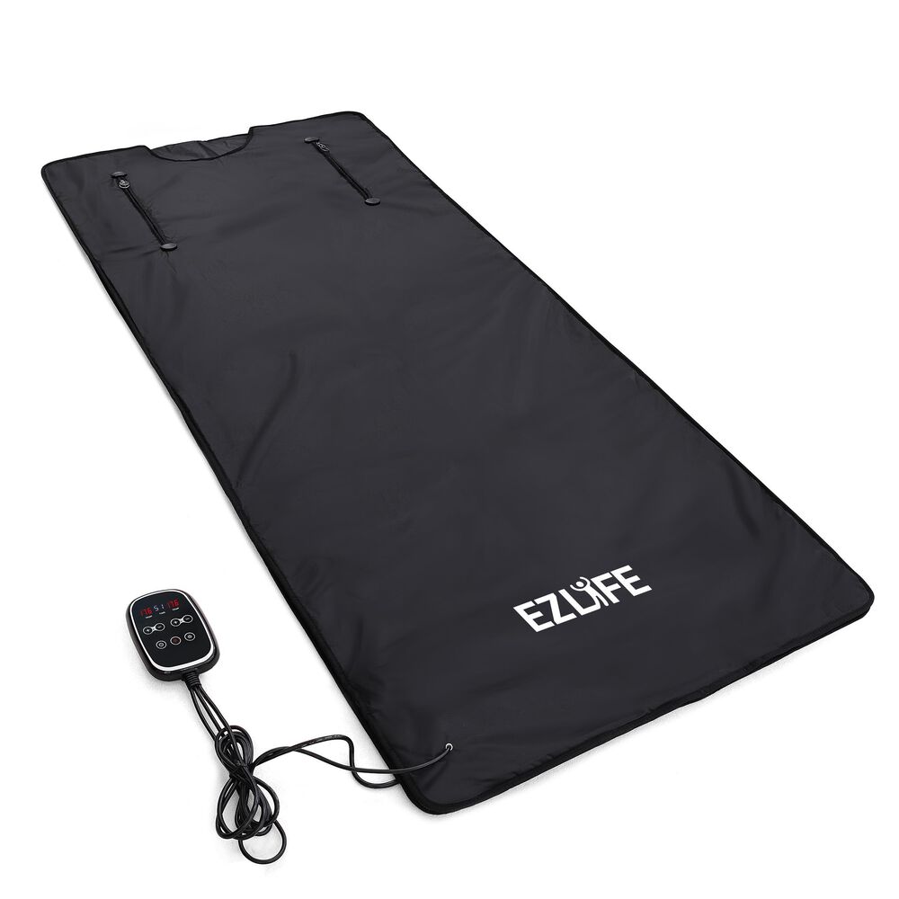 EZlife Sauna Blanket with Red Light LED Therapy w/ ultra low EMF, , large