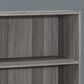 Monarch Specialties 3-Shelf Bookcase in Grey, , large