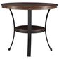 Linon Home Decor Franklin Counter Height Table in Umber Brown and Black - Table Only, , large