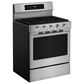 KitchenAid 4-Piece Kitchen Package with 31 Cu. Ft. French Door Refrigerator and 5 Cu. Ft. Smart Freestanding Gas Range in Stainless Steel, , large