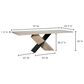 Moe"s Home Collection Instinct Dining Table in Natural, , large