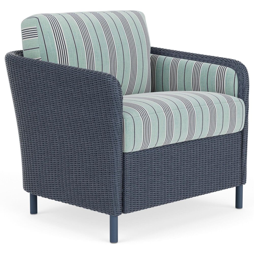 Lloyd Flanders Visions Patio Lounge Chair in Hansen Seaglass, , large