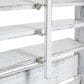 Maple and Jade 3-Panel Shutter Top Partition Room Divider Screen in Washed White and Gray, , large