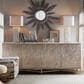 Hooker Furniture Westwood 90" Credenza in Polished Limestone and Silver, , large