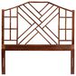 Baxton Studio Kachiri Queen Slat Headboard in Marbled Tortoise Brown and Mahogany Brown, , large