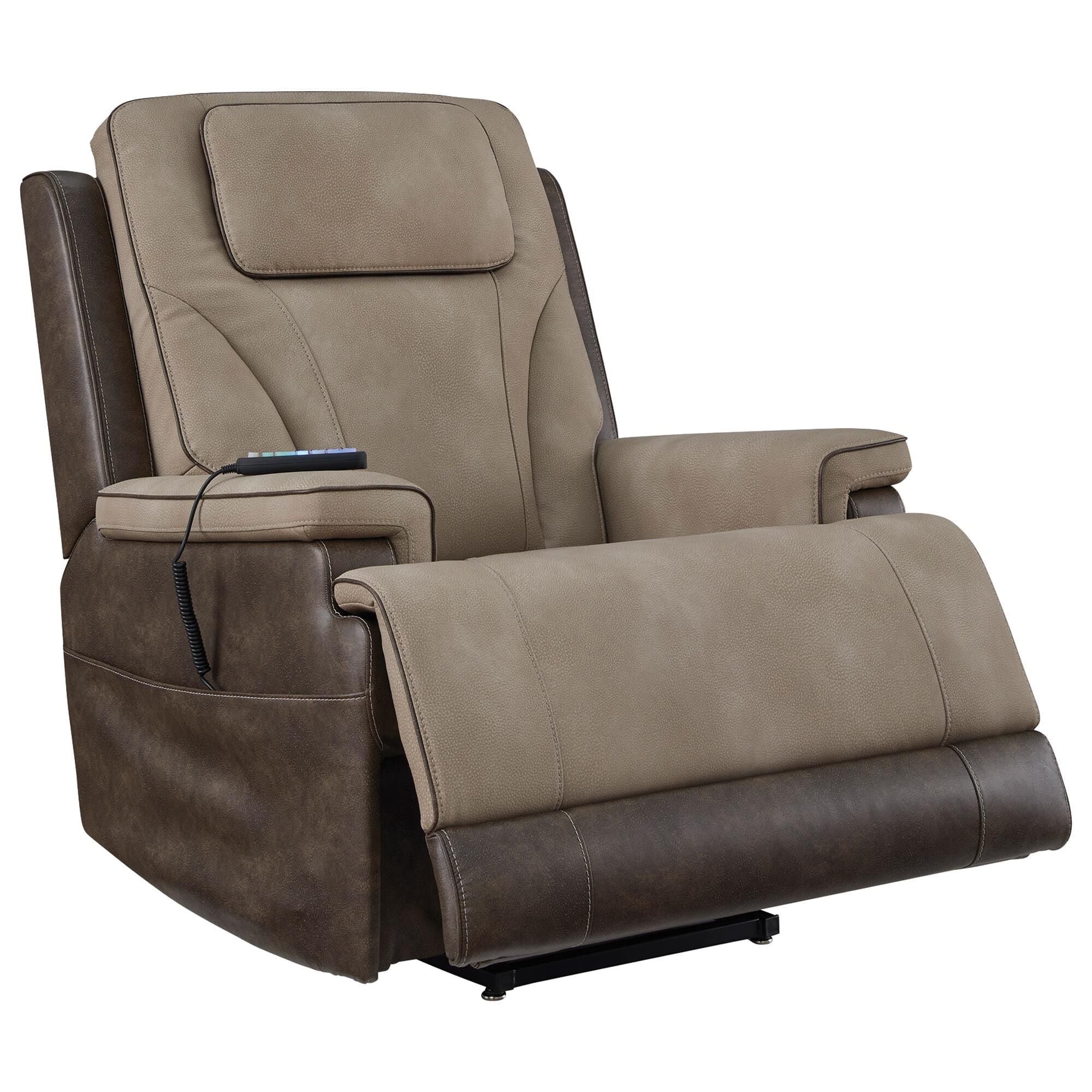 Ashley 4Z-Peaceful Pause Power Lift Recliner in Sand