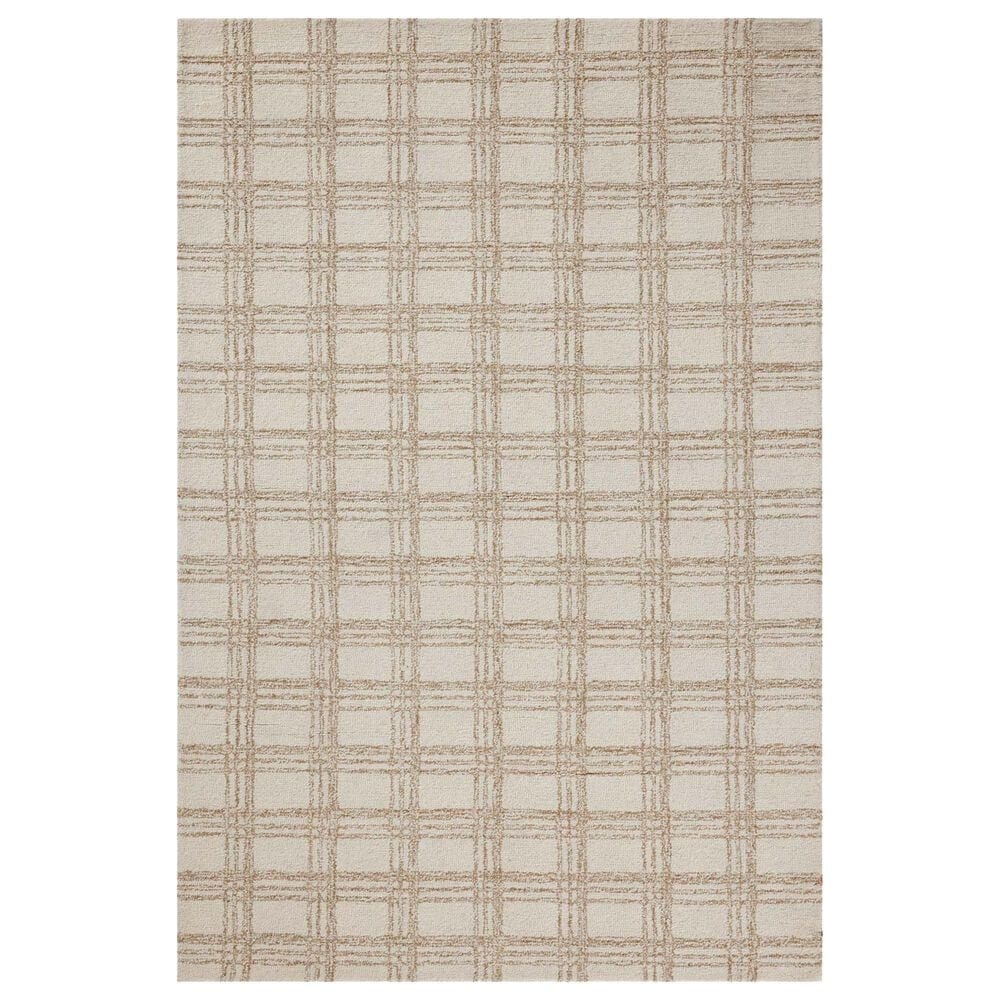 Chris Loves Julia x Loloi Polly 2"3" x 3"9" Cream and Sand Area Rug, , large