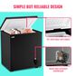 HOMLUX 5 Cu. Ft. Chest Freezer with Adjustable Thermostat in Black, , large