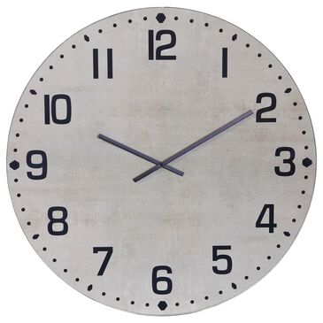 Flair Industries Wall Clock in Chalk White, , large