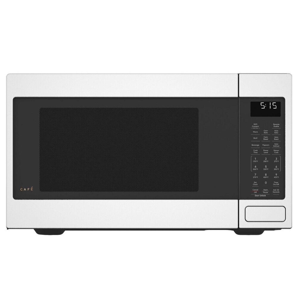 Cafe 1.5 Cu. Ft. Countertop Microwave Oven with Convection in Matte White, , large