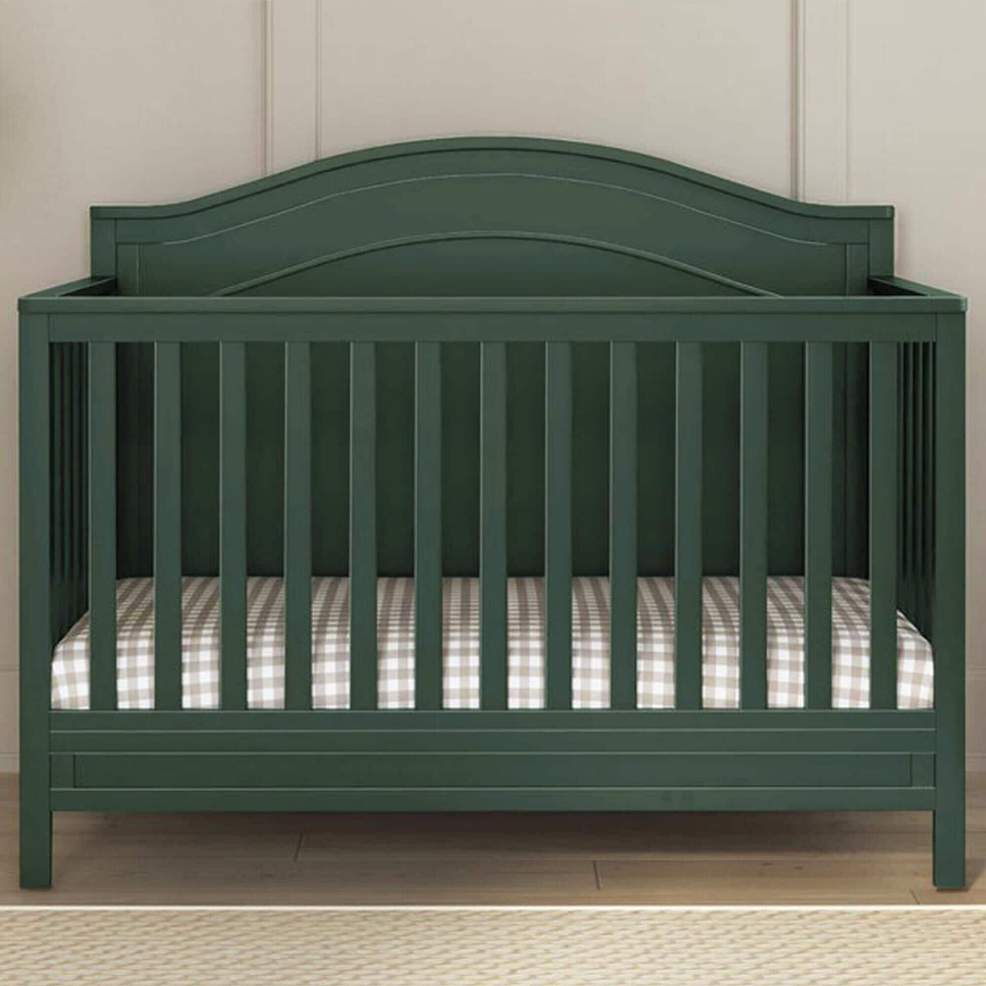 DaVinci Charlie 4 In 1 Convertible Crib in Forest Green NFM