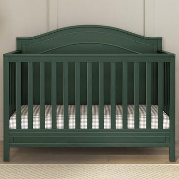 New Haus Charlie 4-In-1 Convertible Crib in Forest Green, , large