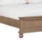 Riva Ridge Oxford King Sleigh Bed in Tan with USB Ports, , large