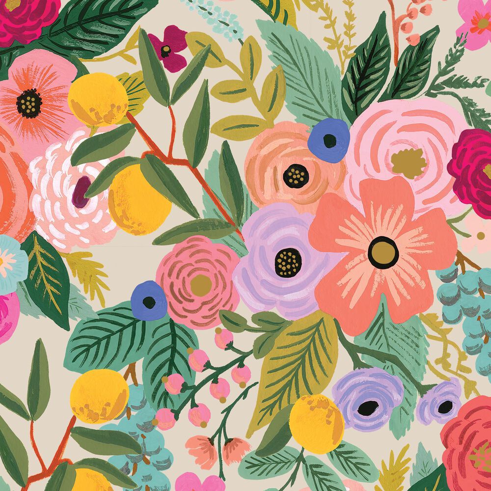 Rifle Paper Co Crafted by Cloth and Company Louie Loveseat in Garden