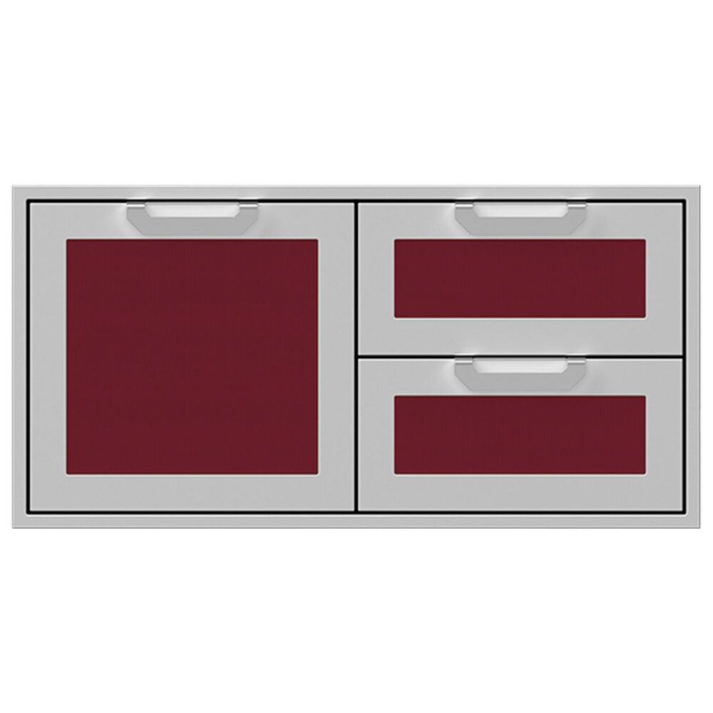 Hestan 42" Double Drawer and Storage in Tin Roof, , large