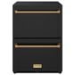 Thor Kitchen Gordon Ramsay 5.4 Cu. Ft. Undercounter Drawer Refrigerator with Bronze Handle Kit in Black, , large