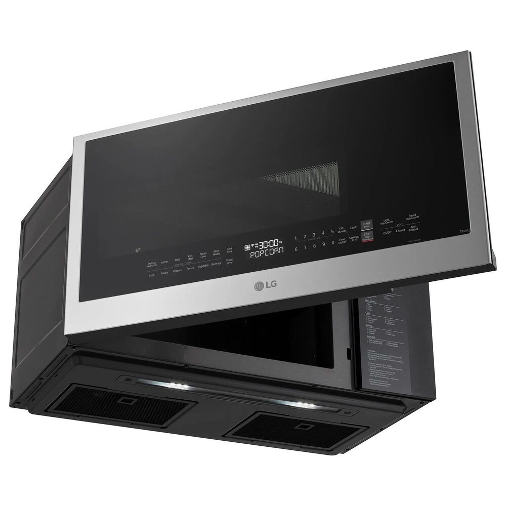 LG 2 Cu. Ft. Over-The-Range Microwave Oven in PrintProof Stainless Steel, , large