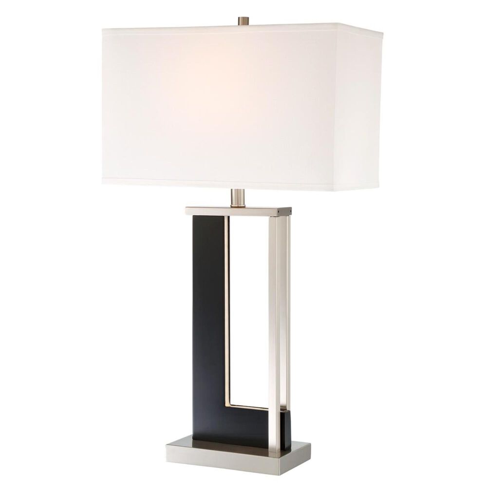 Lite Source Table Lamp with LED Nightlight in Dark Walnut, , large