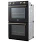 Forno Vomero 30" Double Electric Wall Oven in Black, , large