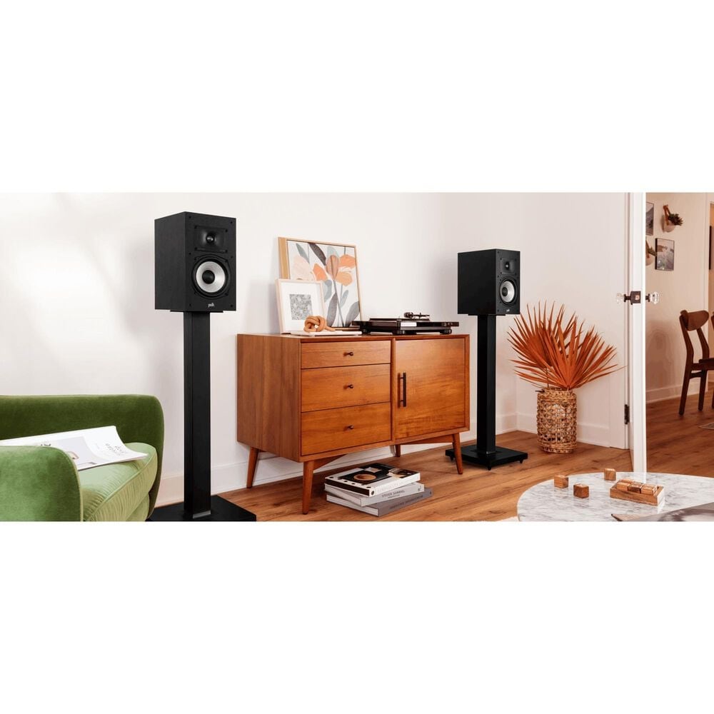 Polk Audio Large Bookshelf Speakers in Black &#40;Pair&#41;, , large